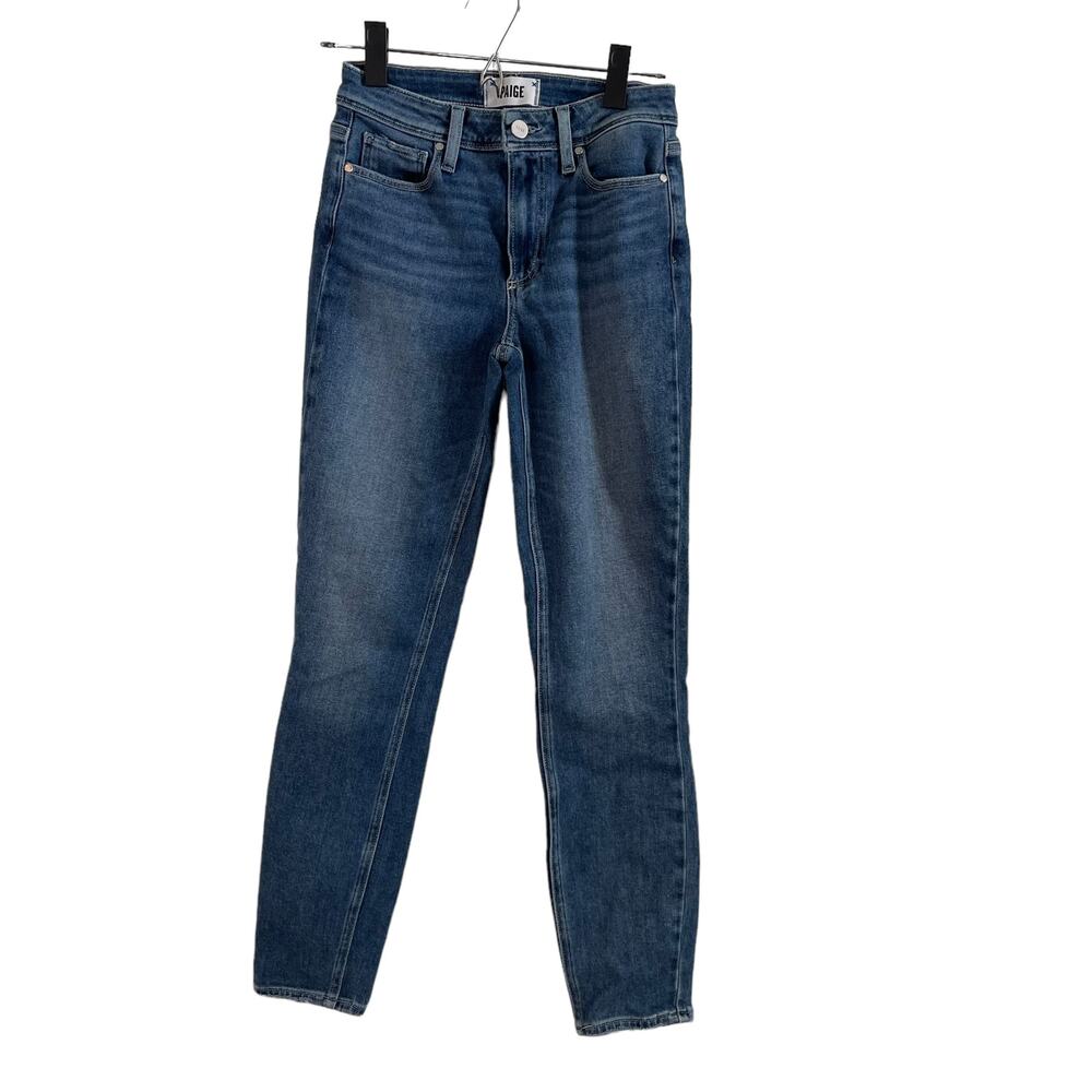 Women's Paige Hoxton Ankle Medium wash skinny leg Jeans - 25